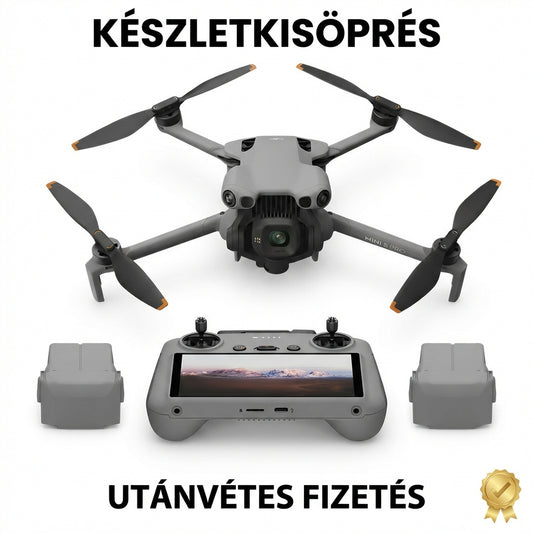 DJl Prémium Drón 4K Kamerával | Kijelzős Távirányítóval és 2 Akkumulátorral